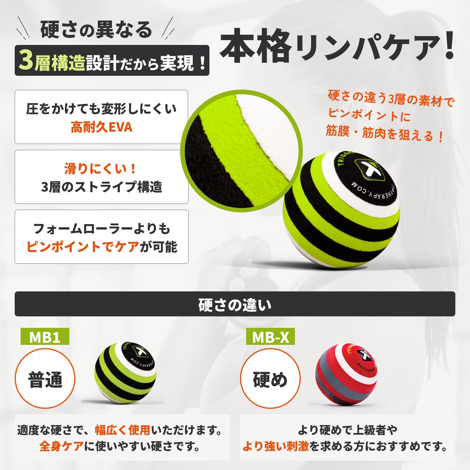 Amazon.co.jp: トリガーポイント(TRIGGERPOINT) マッサージボール